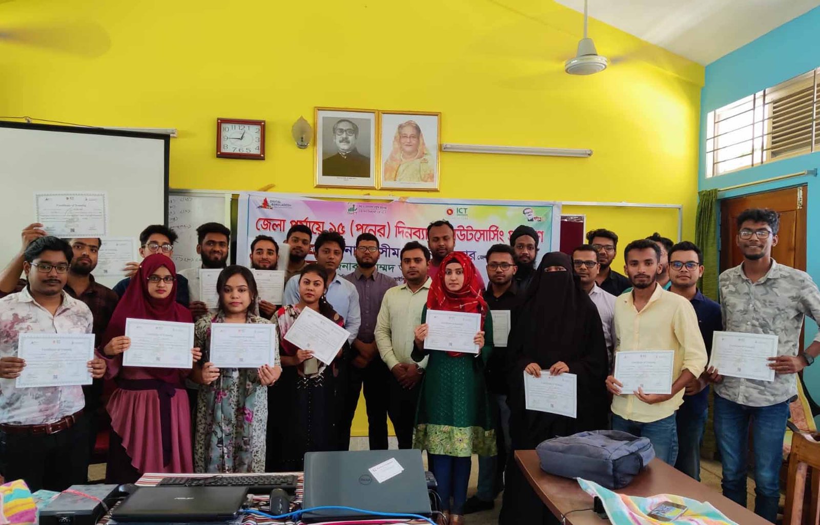 Masum pramanik with his students Masum pramanik with his students
